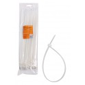 Стяжки (хомуты) кабельные 4,8*350 мм, пластиковые, белые, 100 шт.(ACT-N-12) ACT-N-12