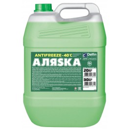 Антифриз Аляска -40 зеленый 20 кг