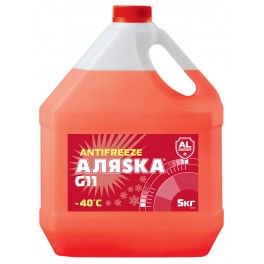Антифриз Аляска -40 красный 5 кг