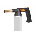 Горелка газовая с ручкой на резьбовой баллон, пьезоподжиг, анти-вспышка, 21,5*12,5*5,5 см (AGT-S-04) AGT-S-04