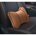 Автомобильная 3D подушка AUTOPREMIER LUXE, бежевый/коричневый, экокожа, комплект 1 шт., 1/6, VIS1680 VIS1680